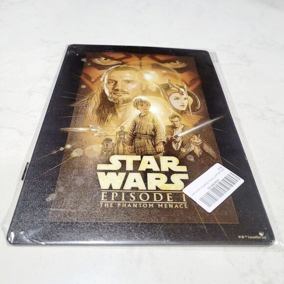 Star Wars Episode 1 Phantom Menace 8x12 Metal Movie Poster Sign NEW - Picture 1 of 2